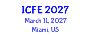 International Conference on Nutrition and Food Engineering (ICFE) March 11, 2027 - Miami, United States International Conference on Nutrition and Food Engineering (ICFE) March 11, 2027 - Miami, United States