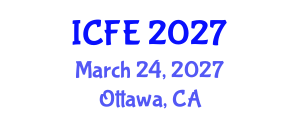 International Conference on Nutrition and Food Engineering (ICFE) March 24, 2027 - Ottawa, Canada International Conference on Nutrition and Food Engineering (ICFE) March 24, 2027 - Ottawa, Canada