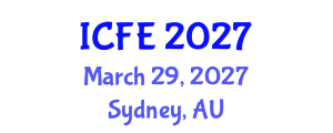 International Conference on Nutrition and Food Engineering (ICFE) March 29, 2027 - Sydney, Australia International Conference on Nutrition and Food Engineering (ICFE) March 29, 2027 - Sydney, Australia