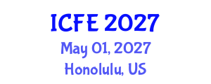 International Conference on Nutrition and Food Engineering (ICFE) May 01, 2027 - Honolulu, United States International Conference on Nutrition and Food Engineering (ICFE) May 01, 2027 - Honolulu, United States