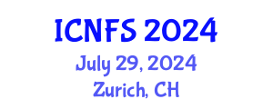 International Conference on Nutrition and Food Sciences (ICNFS) July 29, 2024 - Zurich, Switzerland