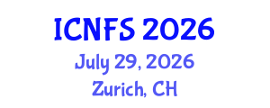 International Conference on Nutrition and Food Sciences (ICNFS) July 29, 2026 - Zurich, Switzerland