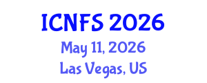 International Conference on Nutrition and Food Sciences (ICNFS) May 11, 2026 - Las Vegas, United States International Conference on Nutrition and Food Sciences (ICNFS) May 11, 2026 - Las Vegas, United States