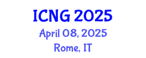 International Conference on Nutrition and Growth (ICNG) April 08, 2025 - Rome, Italy