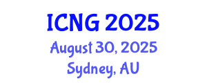 International Conference on Nutrition and Growth (ICNG) August 30, 2025 - Sydney, Australia