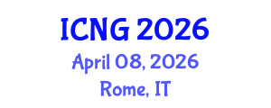 International Conference on Nutrition and Growth (ICNG) April 08, 2026 - Rome, Italy