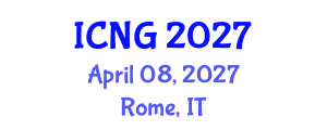 International Conference on Nutrition and Growth (ICNG) April 08, 2027 - Rome, Italy International Conference on Nutrition and Growth (ICNG) April 08, 2027 - Rome, Italy