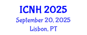 International Conference on Nutrition and Health (ICNH) September 20, 2025 - Lisbon, Portugal