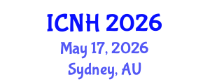 International Conference on Nutrition and Health (ICNH) May 17, 2026 - Sydney, Australia