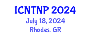 International Conference on Nutrition Transitions and Nutritional Patterns (ICNTNP) July 18, 2024 - Rhodes, Greece