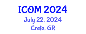 International Conference on Obesity and Metabolism (ICOM) July 22, 2024 - Crete, Greece