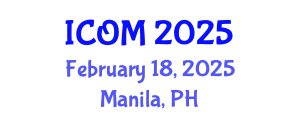 International Conference on Obesity and Metabolism (ICOM) February 18, 2025 - Manila, Philippines