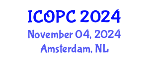 International Conference on Obesity and Pancreatic Cancer (ICOPC) November 04, 2024 - Amsterdam, Netherlands