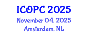 International Conference on Obesity and Pancreatic Cancer (ICOPC) November 04, 2025 - Amsterdam, Netherlands