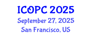 International Conference on Obesity and Pancreatic Cancer (ICOPC) September 27, 2025 - San Francisco, United States