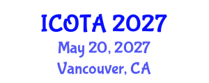 International Conference on Obesity in Teens and Adolescents (ICOTA) May 20, 2027 - Vancouver, Canada International Conference on Obesity in Teens and Adolescents (ICOTA) May 20, 2027 - Vancouver, Canada