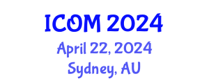 International Conference on Obesity Medicine (ICOM) April 22, 2024 - Sydney, Australia