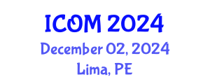 International Conference on Obesity Medicine (ICOM) December 02, 2024 - Lima, Peru