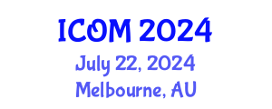International Conference on Obesity Medicine (ICOM) July 22, 2024 - Melbourne, Australia