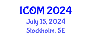 International Conference on Obesity Medicine (ICOM) July 15, 2024 - Stockholm, Sweden