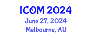 International Conference on Obesity Medicine (ICOM) June 27, 2024 - Melbourne, Australia
