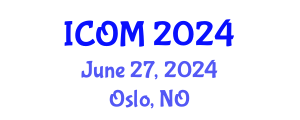 International Conference on Obesity Medicine (ICOM) June 27, 2024 - Oslo, Norway