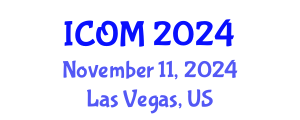 International Conference on Obesity Medicine (ICOM) November 11, 2024 - Las Vegas, United States