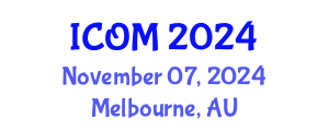 International Conference on Obesity Medicine (ICOM) November 07, 2024 - Melbourne, Australia