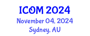 International Conference on Obesity Medicine (ICOM) November 04, 2024 - Sydney, Australia