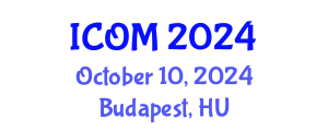 International Conference on Obesity Medicine (ICOM) October 10, 2024 - Budapest, Hungary
