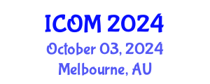 International Conference on Obesity Medicine (ICOM) October 03, 2024 - Melbourne, Australia