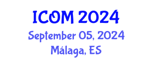 International Conference on Obesity Medicine (ICOM) September 05, 2024 - Málaga, Spain