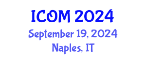 International Conference on Obesity Medicine (ICOM) September 19, 2024 - Naples, Italy