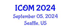 International Conference on Obesity Medicine (ICOM) September 05, 2024 - Seattle, United States