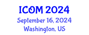 International Conference on Obesity Medicine (ICOM) September 16, 2024 - Washington, United States