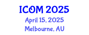 International Conference on Obesity Medicine (ICOM) April 15, 2025 - Melbourne, Australia