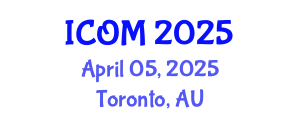 International Conference on Obesity Medicine (ICOM) April 05, 2025 - Toronto, Australia
