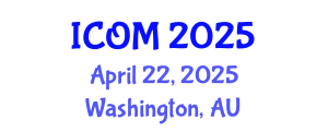 International Conference on Obesity Medicine (ICOM) April 22, 2025 - Washington, Australia