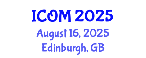 International Conference on Obesity Medicine (ICOM) August 16, 2025 - Edinburgh, United Kingdom