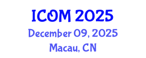 International Conference on Obesity Medicine (ICOM) December 09, 2025 - Macau, China