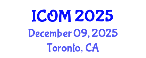 International Conference on Obesity Medicine (ICOM) December 09, 2025 - Toronto, Canada