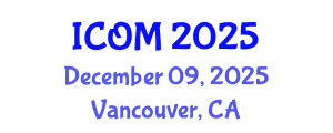 International Conference on Obesity Medicine (ICOM) December 09, 2025 - Vancouver, Canada