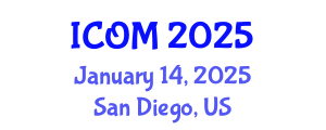 International Conference on Obesity Medicine (ICOM) January 14, 2025 - San Diego, United States