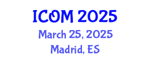 International Conference on Obesity Medicine (ICOM) March 25, 2025 - Madrid, Spain
