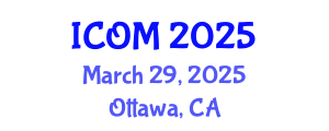 International Conference on Obesity Medicine (ICOM) March 29, 2025 - Ottawa, Canada