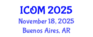 International Conference on Obesity Medicine (ICOM) November 18, 2025 - Buenos Aires, Argentina