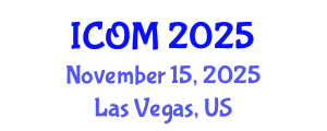 International Conference on Obesity Medicine (ICOM) November 15, 2025 - Las Vegas, United States