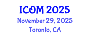 International Conference on Obesity Medicine (ICOM) November 29, 2025 - Toronto, Canada