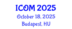 International Conference on Obesity Medicine (ICOM) October 18, 2025 - Budapest, Hungary