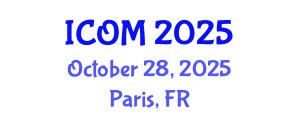 International Conference on Obesity Medicine (ICOM) October 28, 2025 - Paris, France